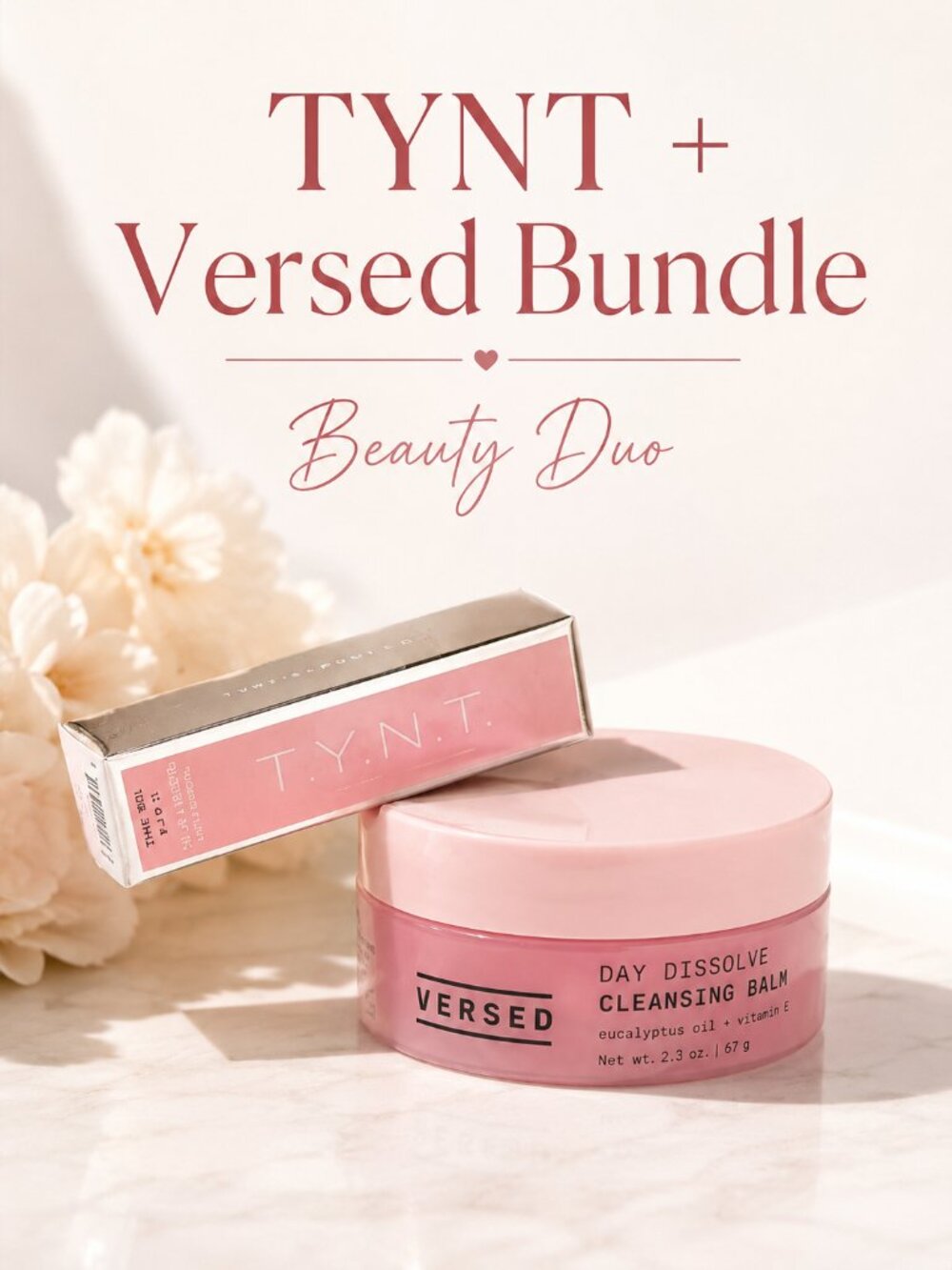 Beauty Duo Lip Balm & Cleansing Balm - Pink